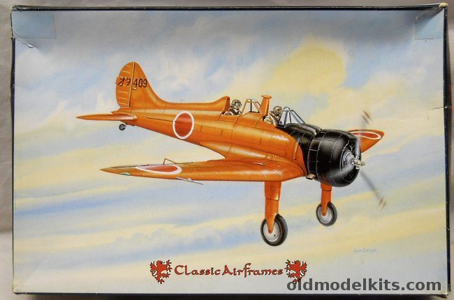 Classic Airframes 1/48 Mitsubishi A5M4K Claude Two Seat Trainer, 438 plastic model kit